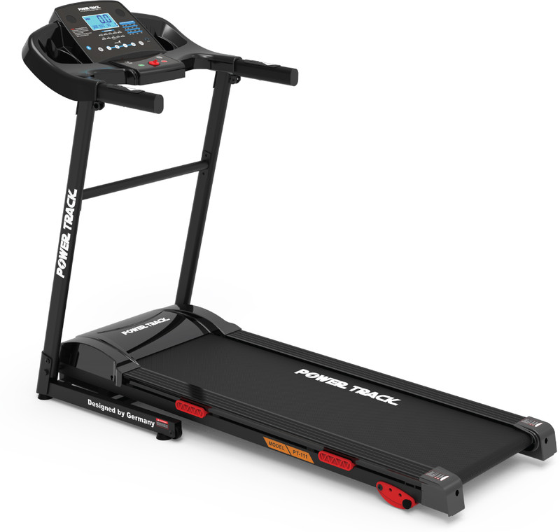 POWERTRACK Power Track : Powerful 4 HP DC Motorised Treadmill Treadmill (Max Weight:110 kg)