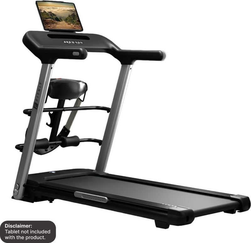 FITKIT by Cult Pulse Run Pro BLDC Motorized(6HP Peak) Max Weight: 150 Kg Home Use Treadmill (Max Weight:150 kg)