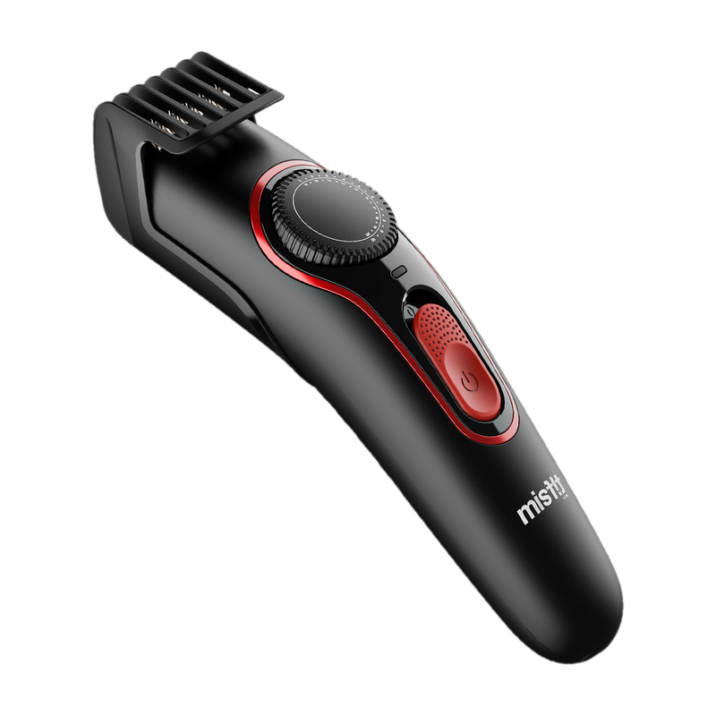 Misfit Groom 300 Trimmer 120 min Runtime 20 Length Settings(Red, Black)