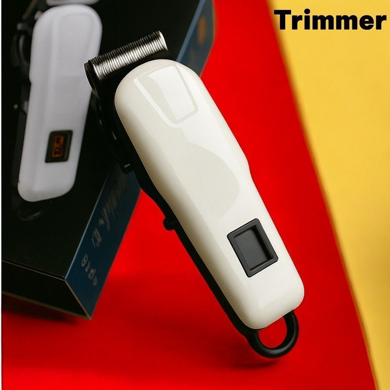 Krishn X276 High-Performance Hair Trimmer | Adjustable Length Settings For pets F-1757 White Pet Hair Trimmer