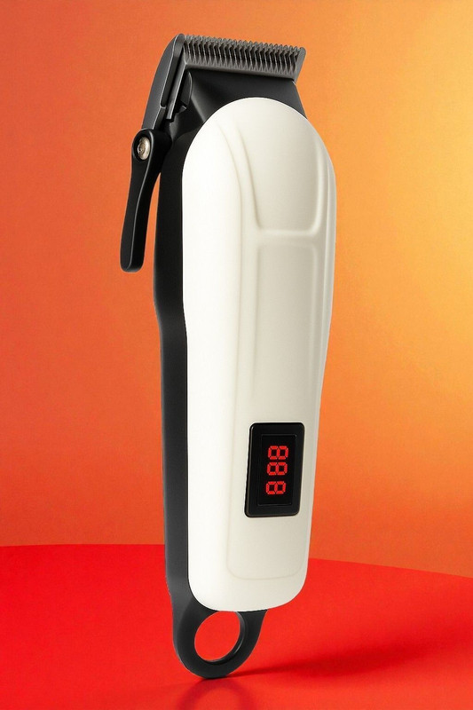 Xoxo X301 Professional Trimmer for Men | Cordless & Cutting Machine For pets F-433 White Pet Hair Trimmer