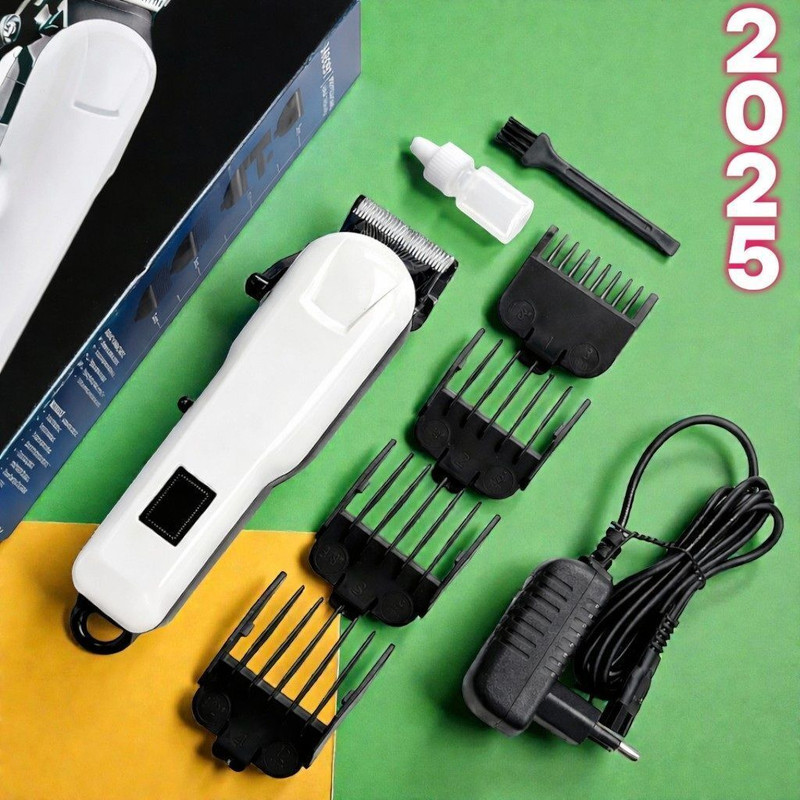 Krishn X188 Advanced Grooming Beard Trimmer with Fast Charging For pets F-1527 White Pet Hair Trimmer