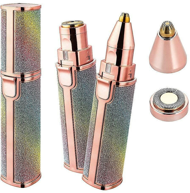 NKK TRADERS Portable eyebrow trimmer for women(Rainbow Colour)