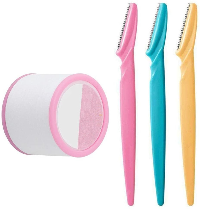 AKADO Eyebrow Thread with Hair Removal Razor Facial Hair Removers Trimmer, Men & Women(Pack of 4)