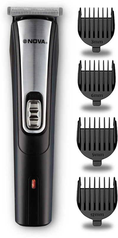 NOVA NHT 1041 USB Trimmer 60 min  Runtime 5 Length Settings(Black, Silver)