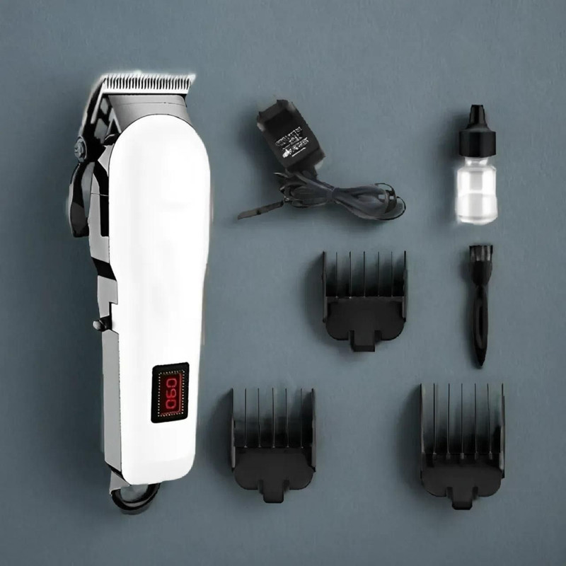 Xoxo X94 Premium All-in-One & Trimmer – Long Lasting Battery For pets F-2409 White Pet Hair Trimmer
