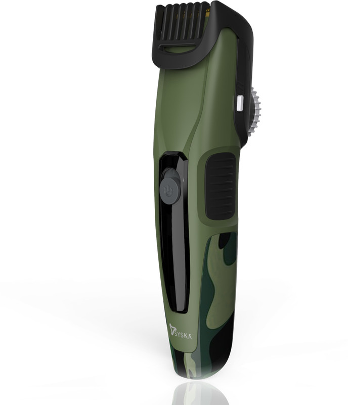 Syska HT450-Apache Green Trimmer 90 min  Runtime 20 Length Settings(Green)