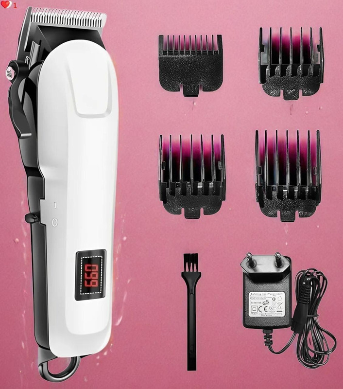 Xoxo X67 Multi-Mode LED Torch Light with Rechargeable Battery & Fast For pets F-2739 White Pet Hair Trimmer
