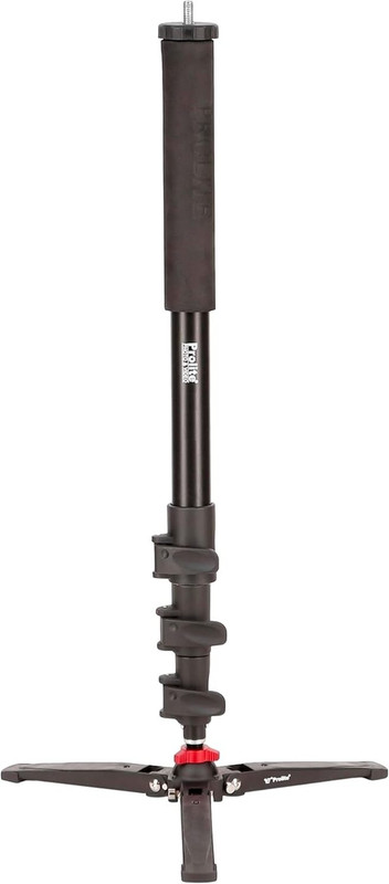 Prolite Monopod Kit 672 | Heavy-Duty Monopod, Standing Legs | for DSLR Video Cameras | Monopod Kit(Black, Supports Up to 10000 g)