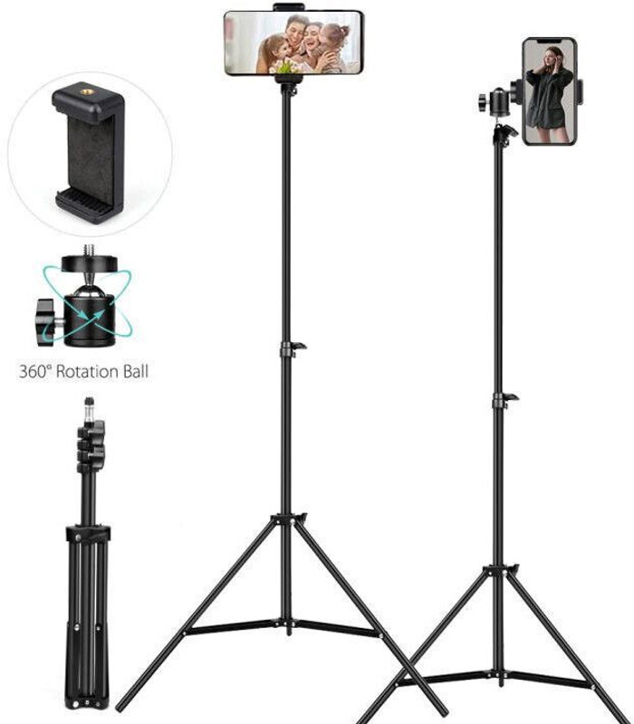 AAC r1s selfie stick flash Monopod Kit, Tripod, Tripod Kit, Tripod Ball Head(Black, Supports Up to 3000 g)