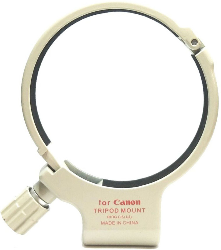 fotokina Tripod Mount Ring C (W) for Canon Telephoto Lens – Lens Collar Support Holder Monopod(Grey, Supports Up to 1500 g)