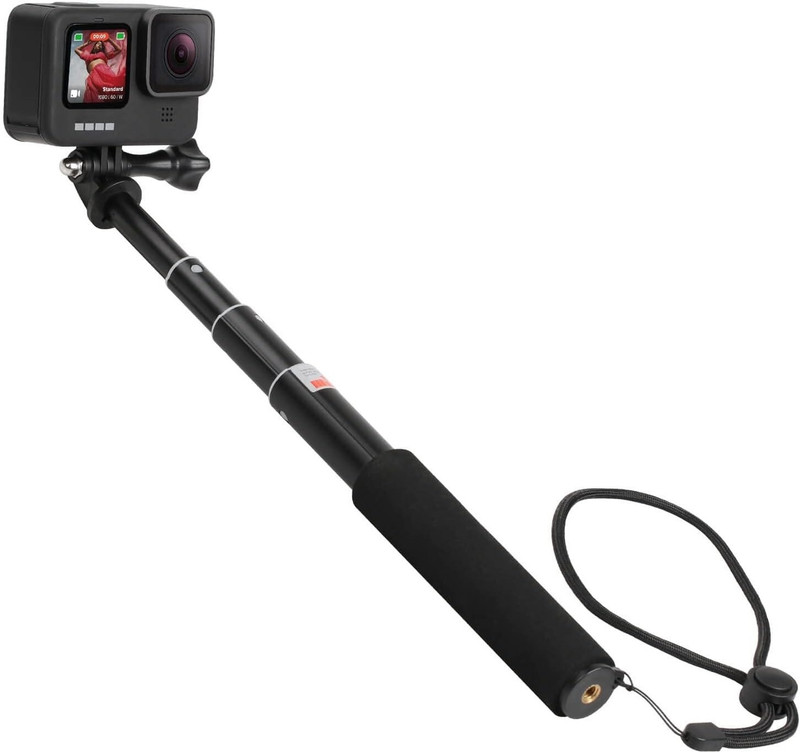Soopii Ultra Long "37 "Selfie Stick Monopod, Tripod(Black, Supports Up to 1000 g)