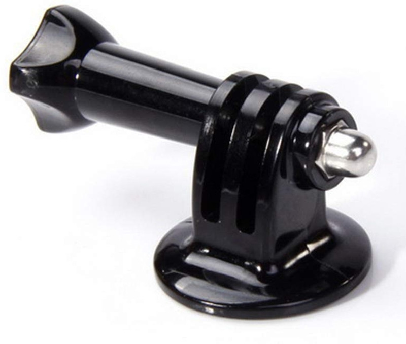 USPOT Tripod Mount Adapter with Thumb Screw for GoPro Universal Tripod Adapter Tripod Ball Head, Tripod Clamp, Tripod Bracket(Black, Supports Up to 500 g)