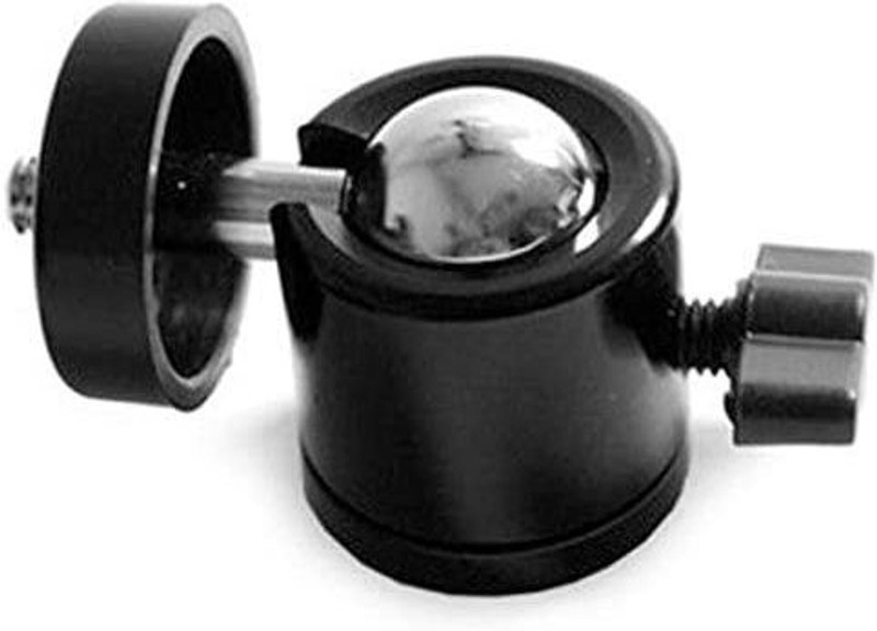 TECHGEAR Screw Tripod Ball Head Bracket Holder Ball Head 360 Degree Tripod Ball Head(Black, Supports Up to 500 g)