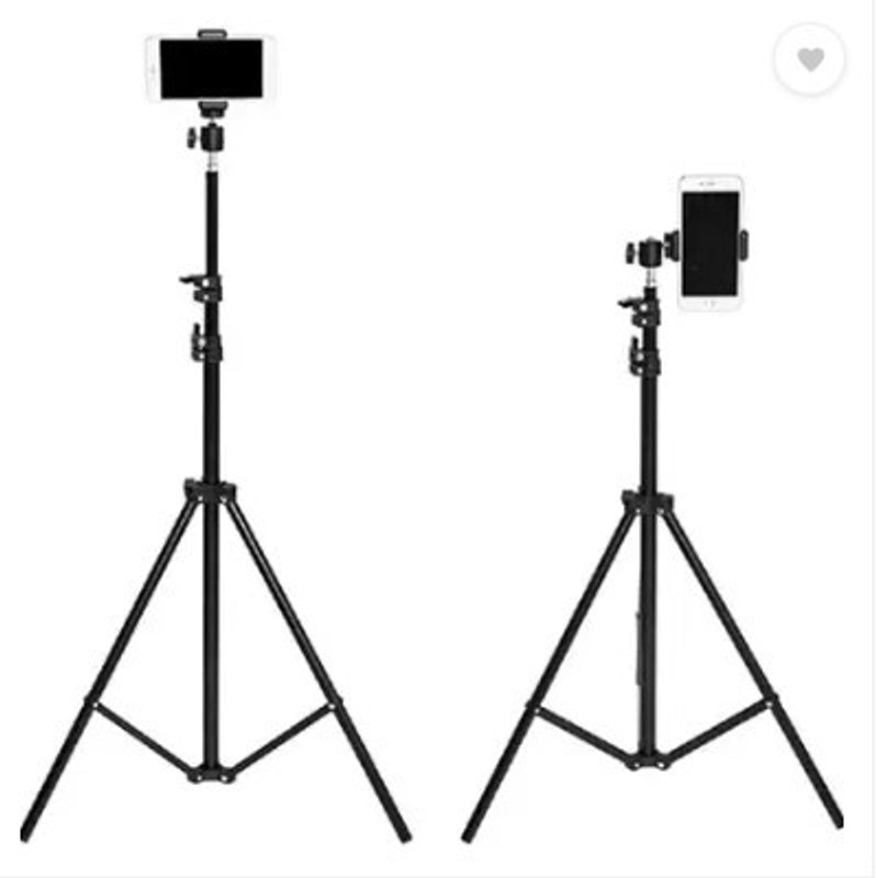 airtech Metal strong mobile phone tripod/camera stand Tripod, Tripod Kit, Tripod Clamp, Tripod Ball Head(Black, Supports Up to 400 g)