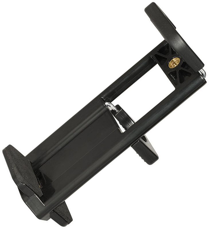 MOOZMOB Dual Side Mobile Tripod Mount Adapter Mobile Tripod Clip for Mobiles and Tablets Tripod Bracket, Tripod, Tripod Clamp, Tripod Ball Head, Tripod Kit, Monopod, Monopod Kit(Black, Supports Up to 1500 g)