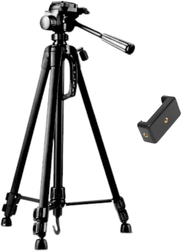 TPZ Heavy Duty Tripod F3520 - Premium Quality Camera Support Stand Tripod Kit, Tripod, Tripod Ball Head, Monopod Kit(Black, Supports Up to 6000 g)