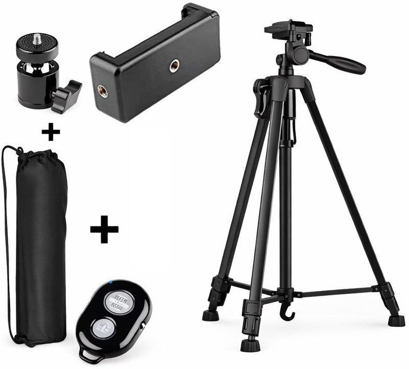 ennix Tripod 3366 Tripod Kit(Black, Supports Up to 3000 g)