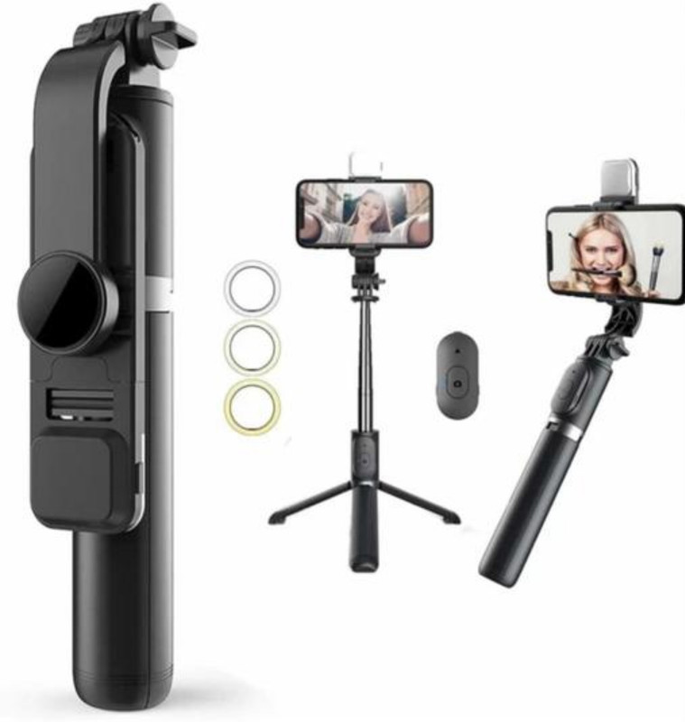 Royalty Connects Tripod Tripod Kit, Tripod, Tripod Ball Head(Black, Supports Up to 185 g)