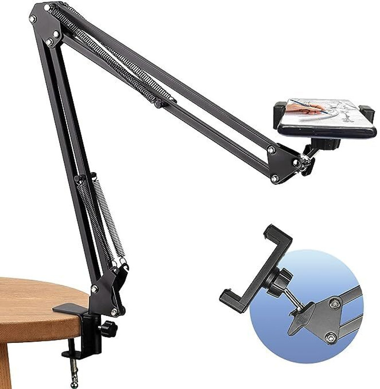 Wreskart Photography Mobile & Tablet Holder Tripod Camera Stand with 360 Rotation Tripod Kit(Black, Supports Up to 1500 g)