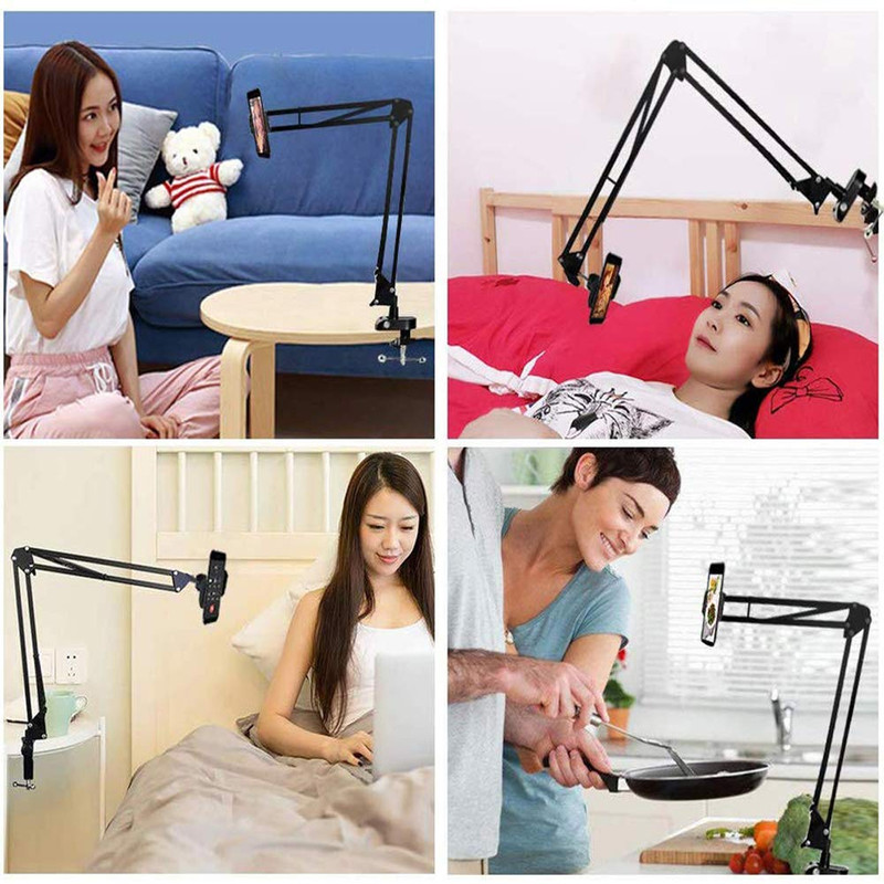ANY KART Video Tripod For Creating Cooking Sketch Product Review and Side Angle Videos Tripod, Tripod Ball Head, Tripod Bracket, Tripod Clamp, Monopod(Gooseneck Mobile Holder, Supports Up to 1200 g)