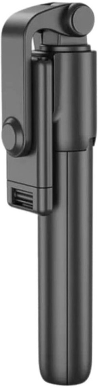 RENTOOR TOP PRICE R1 Foldable Wireless Extendable Selfie Stick Monopod Phone Holder Tripod, Tripod Clamp, Tripod Ball Head(Black, Supports Up to 400 g)