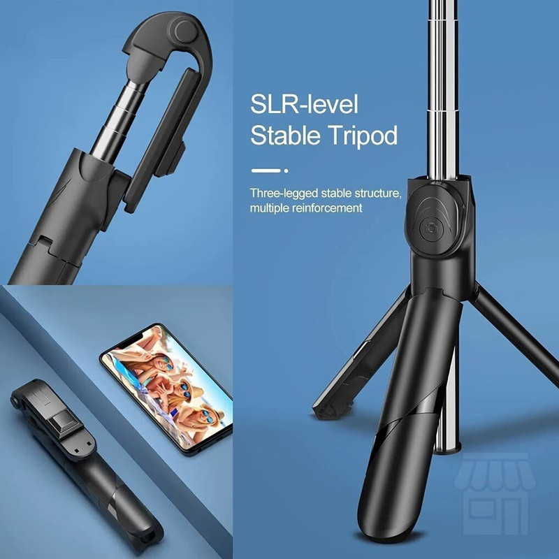 Infinite Digital Bluetooth Extendable Selfie Sticks with Wireless Remote and Tripod Stand, 3-in-1 Tripod(BLACK,WHITE,PINK, Supports Up to 502 g)