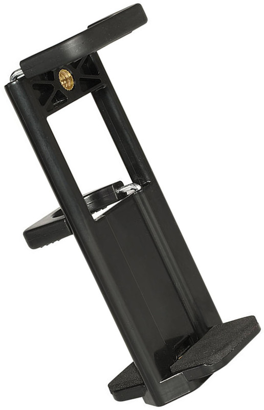 MOOZMOB Dual Side Tripod Mount Holder for Youtube Videos Tripod Clip for Mobile & Tablet Tripod Bracket, Tripod Clamp, Tripod, Tripod Ball Head, Tripod Kit, Monopod, Monopod Kit(Black, Supports Up to 1500 g)