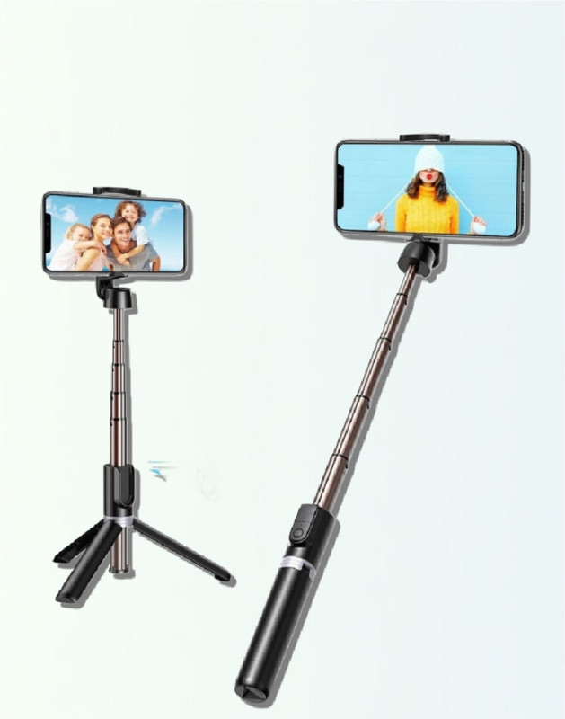 ZmiZc Selfie Stick with Tripod 5093 Tripod(Black, Supports Up to 5700 g)