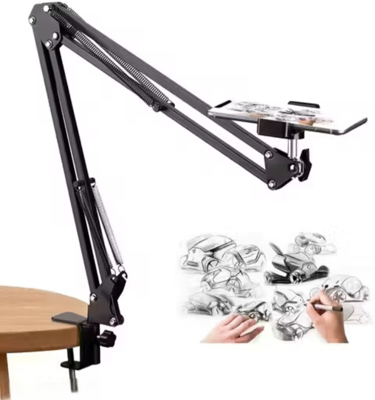 ALKINE Crane360 Tripod(Black, Black, Supports Up to 1500 g)