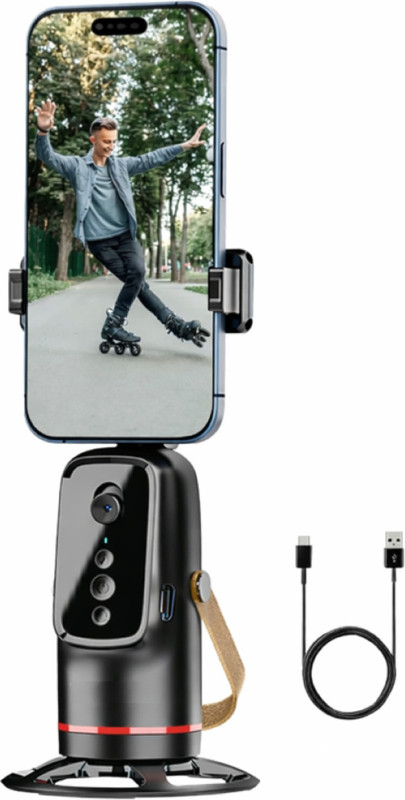 koccido Ai Auto Face Tracking Tripod Motion Sensor with 360° Rotation, 2200mAh Battery Tripod(Multicolor, Supports Up to 300 g)