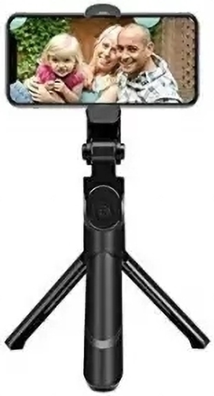 Infinite Digital Heavy Quality Selfie Stick and Tripod Style Design Tripod(BLACK,WHITE,PINK, Supports Up to 500 g)