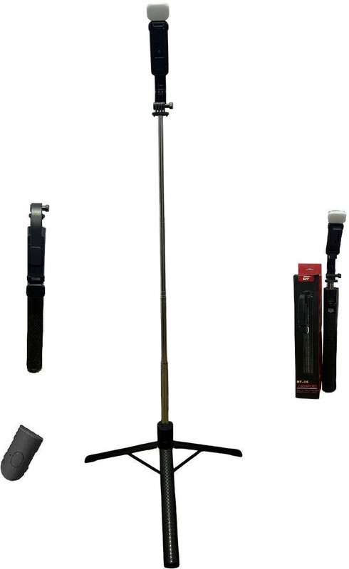 Sconzi DF-06 Selfie Stick with Tripod Stand for Outdoor and Indoor Photography Tripod, Monopod Kit, Tripod Kit(Black, Supports Up to 1200 g)