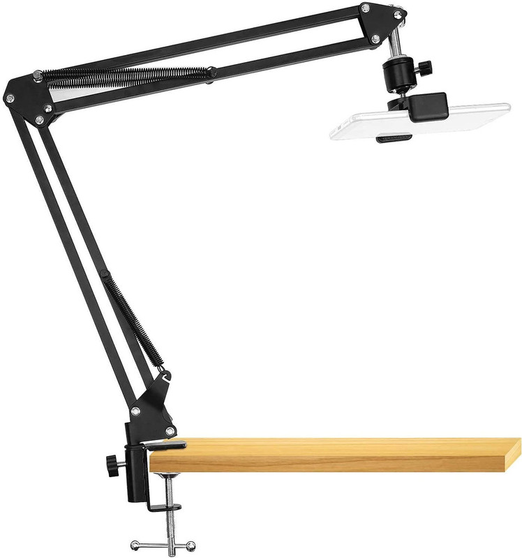 Wanzhow Video Tripod For Creating Cooking Sketch Product Review and Side Angle Videos Monopod, Tripod, Tripod Ball Head, Tripod Bracket, Tripod Clamp, Tripod Kit(Gooseneck Mobile Holder, Supports Up to 1200 g)