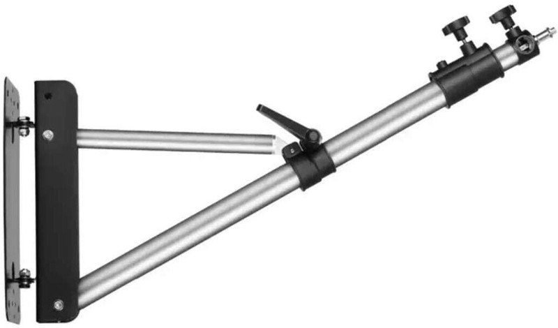 MILLETS 4FT Wall Boom Wall Mount Stand Light Weight Aluminium Body Tripod(Studio Light Video Camera DSLR and Other Mounting Accessories, Supports Up to 800 g)