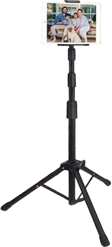 BROLAVIYA Multi-Direction Tripod Floor Stand Fit For 4-11 Diagonal Inch Device Tripod(Dark, Supports Up to 500 g)