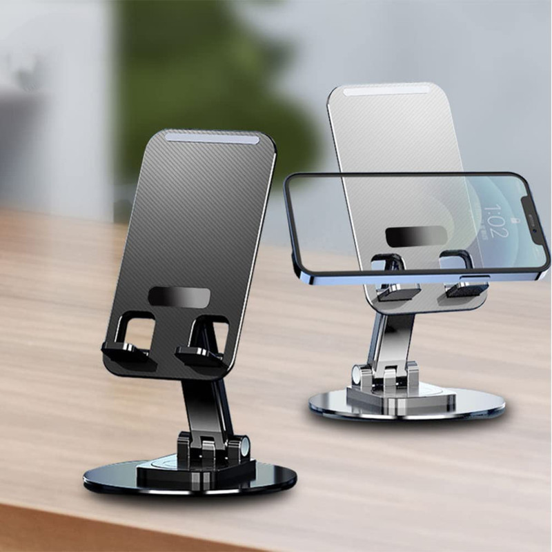 Mobtude Anti-Slip Mobile Stand Compatible With All Smartphones Tripod(Black, Supports Up to 500 g)