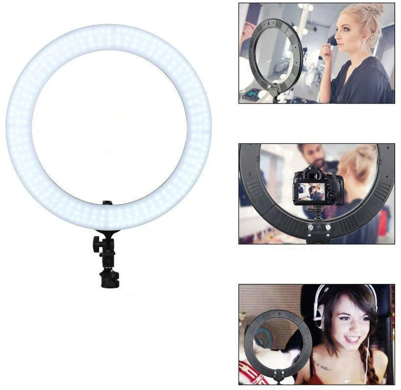 POZUB Mobile flash, Makeup Ring Light, photography Flash 10inch LED Selfie Ring Light Tripod, Monopod, Monopod Kit, Tripod Bracket, Tripod Ball Head, Tripod Kit(White, Black, Supports Up to 700 g)