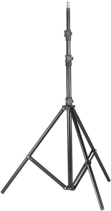 Meraki Wonder Light Stand Tripod(Black, Supports Up to 2000 g)