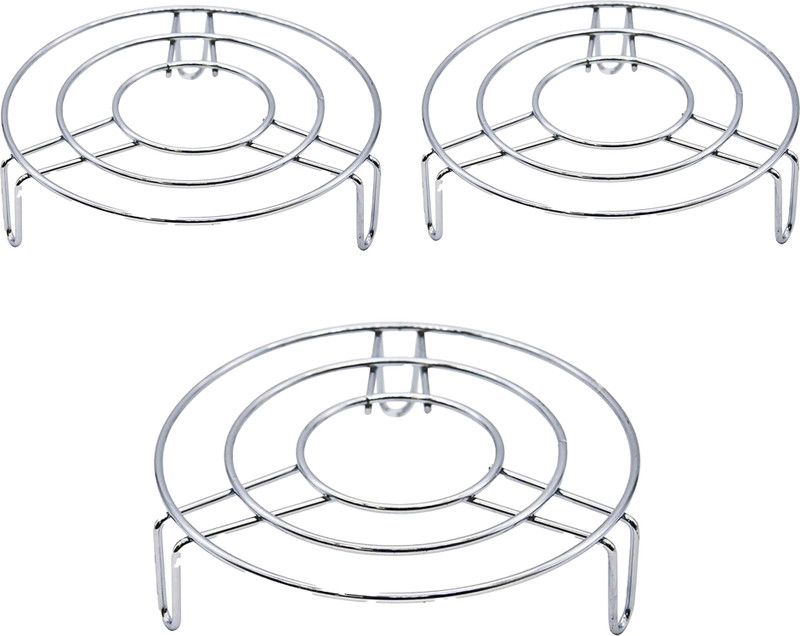 Allwin Steel Trivet/Cooker Steamer 3 Set Steel Trivet(Pack of 3)