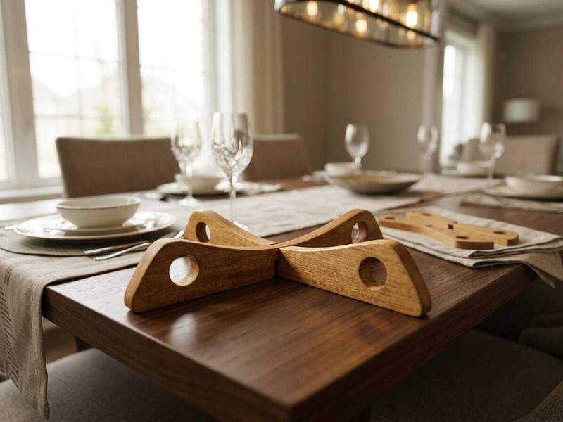 WoodenWale Wooden Bowl Stand For Hot Utensil Wooden Trivet(Pack of 1)