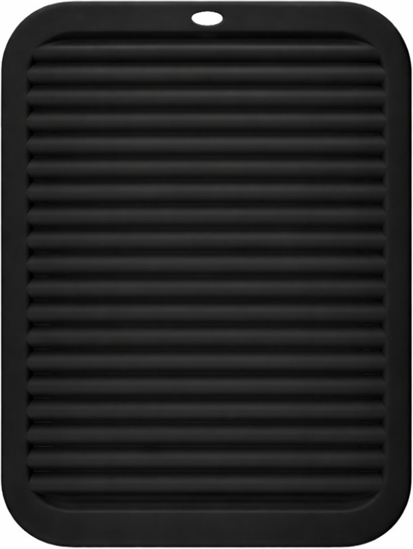 KASHTGO Silicone Heat Resistant Trivet Mat 9x12 Multi-Use Kitchen Drying Pad Matte Trivet(Pack of 1)