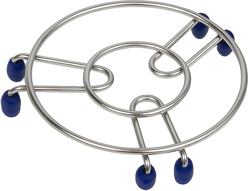 JP STEEL PRODUCTS N-08 NICKEL CHROME POLISH Trivet(Pack of 1)