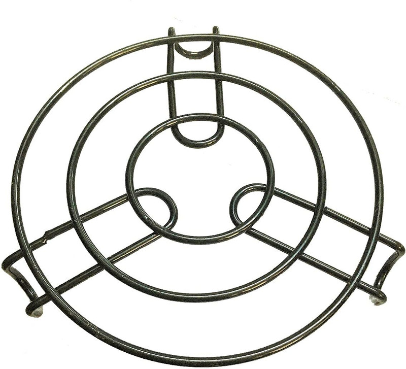 PRATYEX Heavy Duty Burner Support Ring(SHOPPOZONE) Polished Stainless Steel Finish Trivet(Pack of 1)