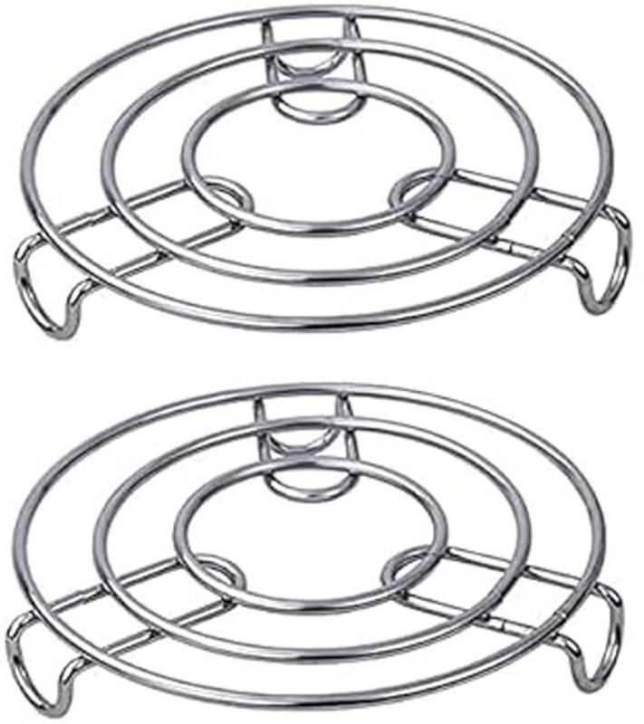 STRUGGLINGINC Kitchen Cooking Pot Steaming Steamer Pack of -2 YES Trivet(Pack of 2)