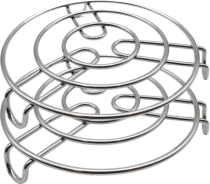 LSARI HP-1378-L Chrome Trivet(Pack of 2)