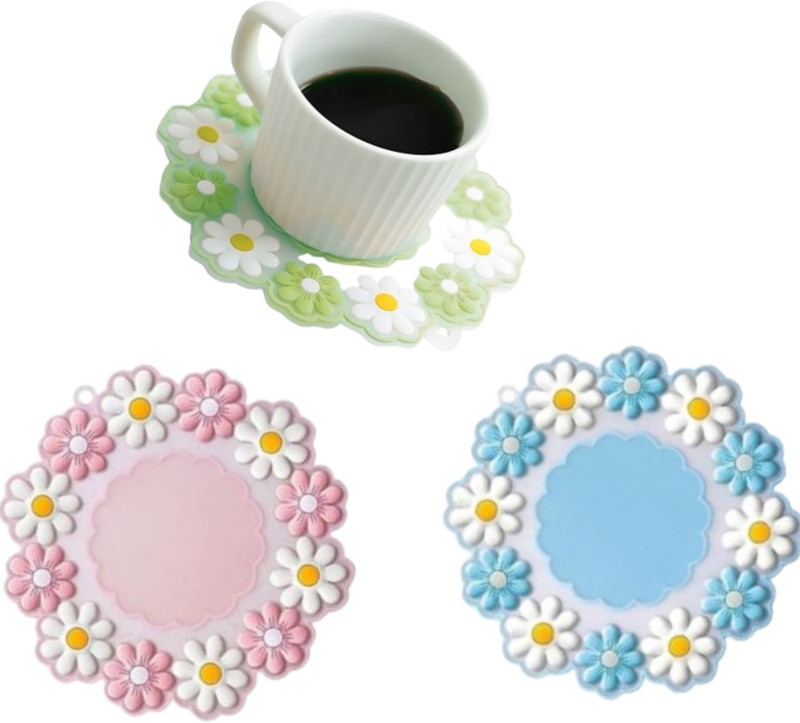 Puno 3 mat finish, glitter finish Trivet(Pack of 3)