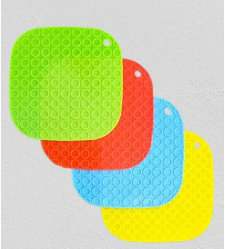 ADMONITION Trivet-1 Silicone Trivet(Pack of 4)