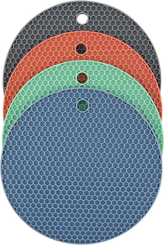 SHIVANICORP STM-HC-4PC-MULTI-230 Matte Finish Trivet(Pack of 4)