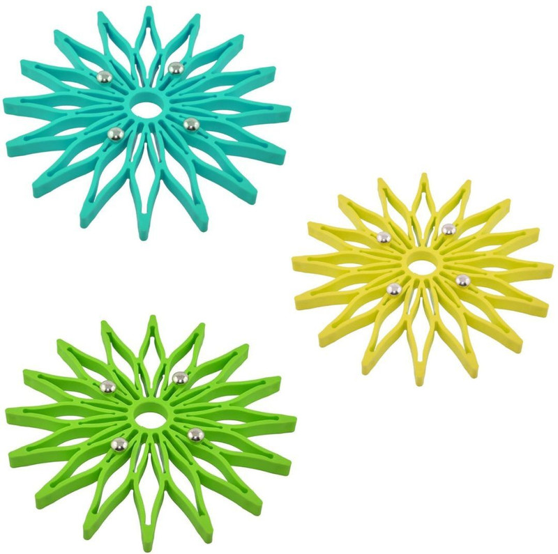 Cloudzy Hot Mate Trivet Polished Trivet(Pack of 3)